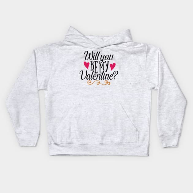 VALENTINE DAY Kids Hoodie by CARLOTTA_SBD